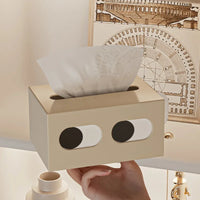 Boîte à Mouchoirs Design Yeux Ludiques Rectangulaire 18 x 12 cm