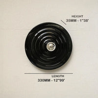 Plafonnier Cuisine Plat et Applique Murale Disque Ø 33 cm, 5 Coloris