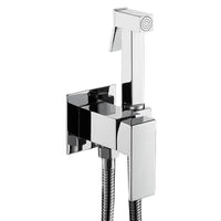 Douchette WC Mitigeur Encastrable Eau Chaude et Froide, Rond ou Carré