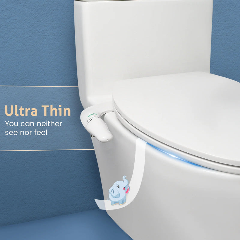 Abattant Japonais Ultra-Plat Double Buse Compact