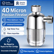 Préfiltre d'Eau 40 Microns Laiton, Maille Inox 316L Lavable, Raccord G 1/2