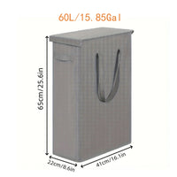 Panier à Linge sur Roulettes Couvercle 42 à 85 L