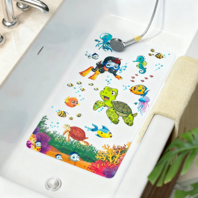 Tapis de Baignoire Antidérapant à Ventouses 70 x 38 cm