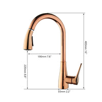 Mitigeur de Cuisine Extractible 2 Modes de Jet Pivotant