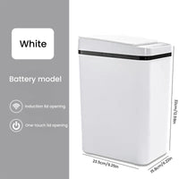 Poubelle Salle de Bain Automatique 12L Anti-Odeurs Capteur