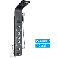 Colonne de Douche LED Cascade et Pluie, 18 Modèles dont Thermostatique