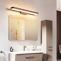 Applique Salle de Bain LED Marron pour Miroir, 40 à 100 cm