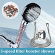 Pommeau de Douche Filtrant 5 Jets Économe en Eau avec Billes Minérales