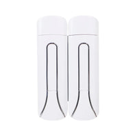Distributeur de Savon Mural 400 ml, 1 ou 2 Têtes, Noir Blanc Argent