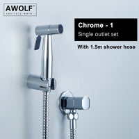 Douchette WC Shattaf Inox et Laiton Multi-Finitions