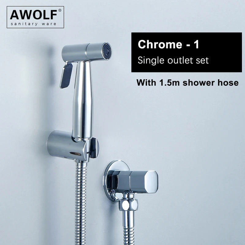 Douchette WC Shattaf Inox et Laiton Multi-Finitions