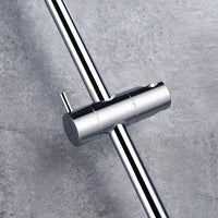 Barre de Douche Coulissante Murale Inox Noir Chromé Blanc Gris