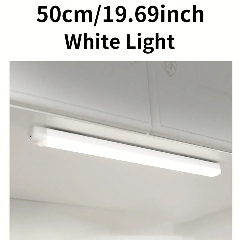 Réglette LED Sous Meuble à Détecteur de Mouvement Rechargeable 10 à 50 cm