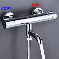 Mitigeur de Douche Thermostatique Mural avec Bec Verseur