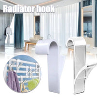 Patère Radiateur Sèche-Serviette Blanc ou Noir, Lot de 3 ou 5 Crochets