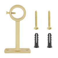 Support de Tringle de Douche 28 mm en Aluminium, Mur ou Plafond