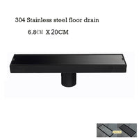 Caniveau de Douche Inox 304 Anti-Odeur, 20 à 100 cm