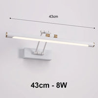Applique Salle de Bain LED Tactile Variateur 43 et 55 cm