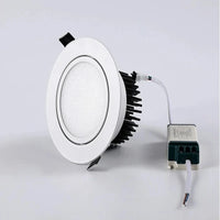 Spot LED Encastrable Cuisine Orientable COB, Blanc, Argent ou Noir, 5 à 12 W