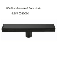 Caniveau de Douche Inox 304 Anti-Odeur, 20 à 100 cm