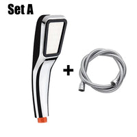 Pommeau de Douche Haute Pression 300 Trous Économie d'Eau, Chromé 21 cm