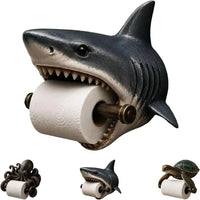 Porte-Papier Toilette Mural Animaux Marins Tortue Requin Pieuvre
