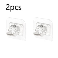 Clips Adhésifs à Ressort pour Tringle de Douche Télescopique, Sans Perçage