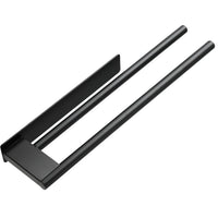 Porte-Serviette Mural Adhésif Sans Perçage Noir 39 cm