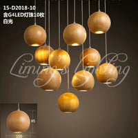 Suspension Cuisine en Bois à la Pièce, 24 Articles au Choix