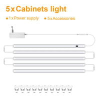 Réglette LED Sous Meuble Cuisine à Capteur de Geste, 30 à 50 cm