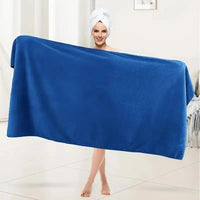 Serviette de Bain Extra Large Microfibre Absorbante 90 x 180 cm