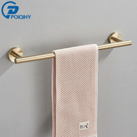 Accessoires Salle de Bain Doré Brossé à la Pièce ou en Kit de 4