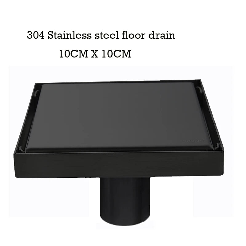 Caniveau de Douche Inox 304 Anti-Odeur, 20 à 100 cm