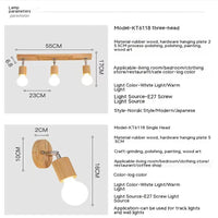 Plafonnier Cuisine Bois Spot Orientable sur Rail