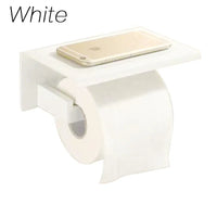 Porte-Papier Toilette Mural Inox 304 avec Tablette Téléphone, 5 Finitions