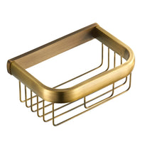 Accessoires Salle de Bain Laiton Vieilli Brossé à la Pièce, 9 Articles