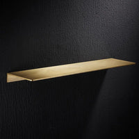 Étagère de Salle de Bain d'Angle Dorée Brossée 20 à 50 cm