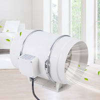 Ventilateur de Conduit Silencieux, 220 à 900 m³/h, Salle de Bain