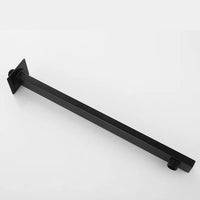 Douche Encastrable Noir ou Chromé, Pomme Carrée 20 ou 25 cm
