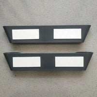 Range-Couvercle Auto-Adhésif Mural, 4 Supports Longs ou Paire à Bouton Doré