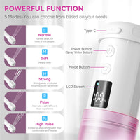 Bidet Portable Électrique Rechargeable USB-C 5 Modes, Réservoir 250 ml