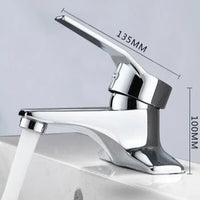 Mitigeur Lavabo Double Trou Chromé Rotatif 360