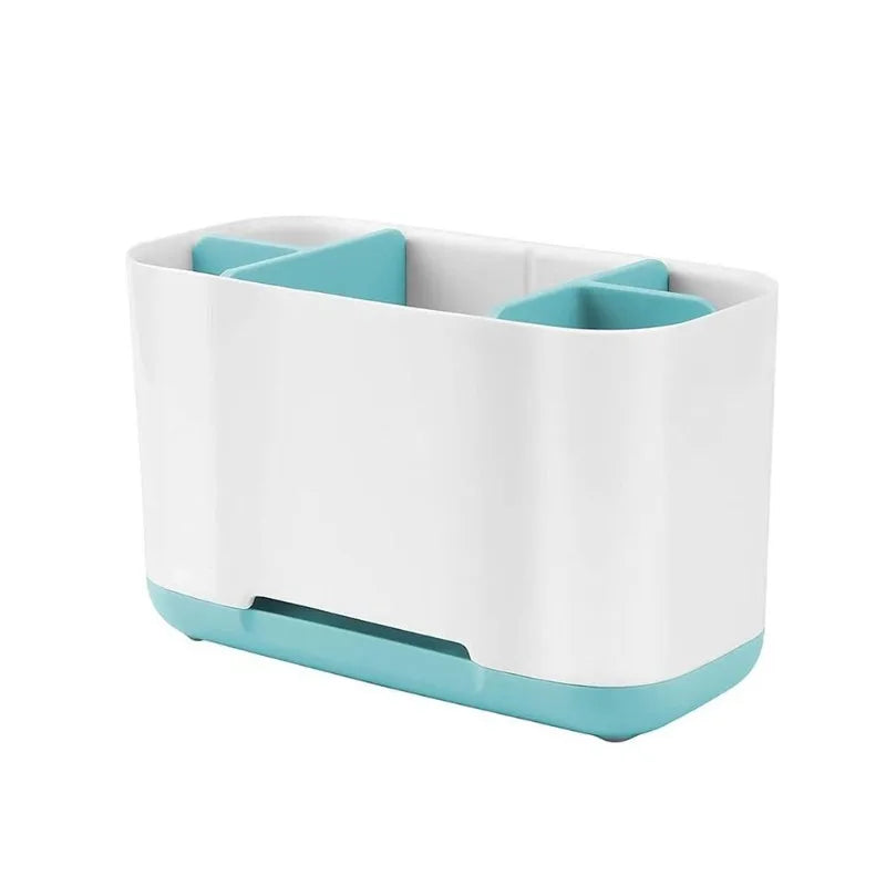 Porte-Brosse à Dents, Gobelet et Porte-Savon Blanc à la Pièce