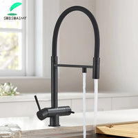 Mitigeur Cuisine Eau Filtrée 3 Voies Double Bec, 11 Modèles