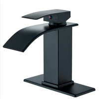 Mitigeur Lavabo Cascade Monotrou Inox 304, 7 Finitions, Modèle Bas ou Haut