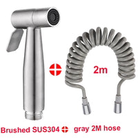 Douchette WC Inox Kit Flexible et Support