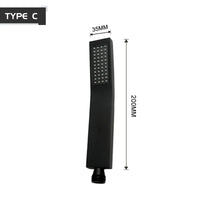 Pommeau de Douche Laiton Noir Mat, Douchettes et Supports à la Pièce