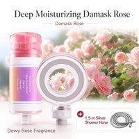 Pommeau de Douche Vitamine C Anneau Étoilé Parfumé Rose, Magnolia ou Iris