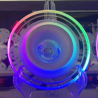 Spot LED Encastrable Cuisine avec Anneau Lumineux Coloré, 3 Modes