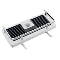 Étagère de Douche ABS pour Barre 22-24 mm, Noir ou Blanc